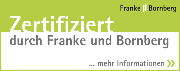 Zertifikat Franke und Bornberg 2020